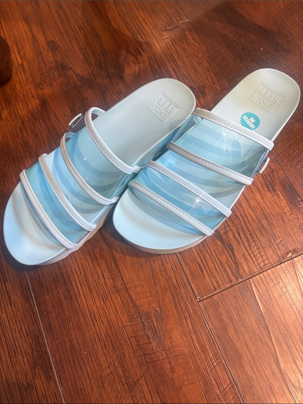 Reef Women's Vista Hi-Energy Slide Sandals with Translucent Straps
